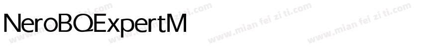 NeroBQExpert Medium字体转换